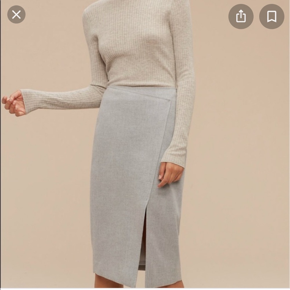 Babaton Forrest cross-front skirt - 00